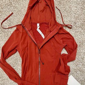 Lululemom Hooded Define Jacket *Nulu-Size 4-Dark Red
